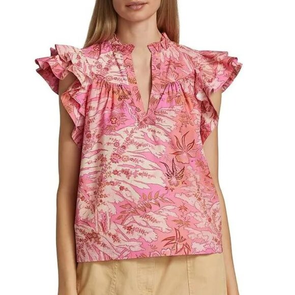 Ulla Johnson Lei Top - Camellia Size 8 - Picture 1 of 6